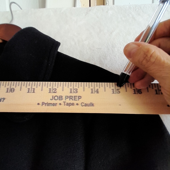 Banana Republic Womens Size Small Italian Fabric Wool Mid Length Coat Black - Picture 13 of 15